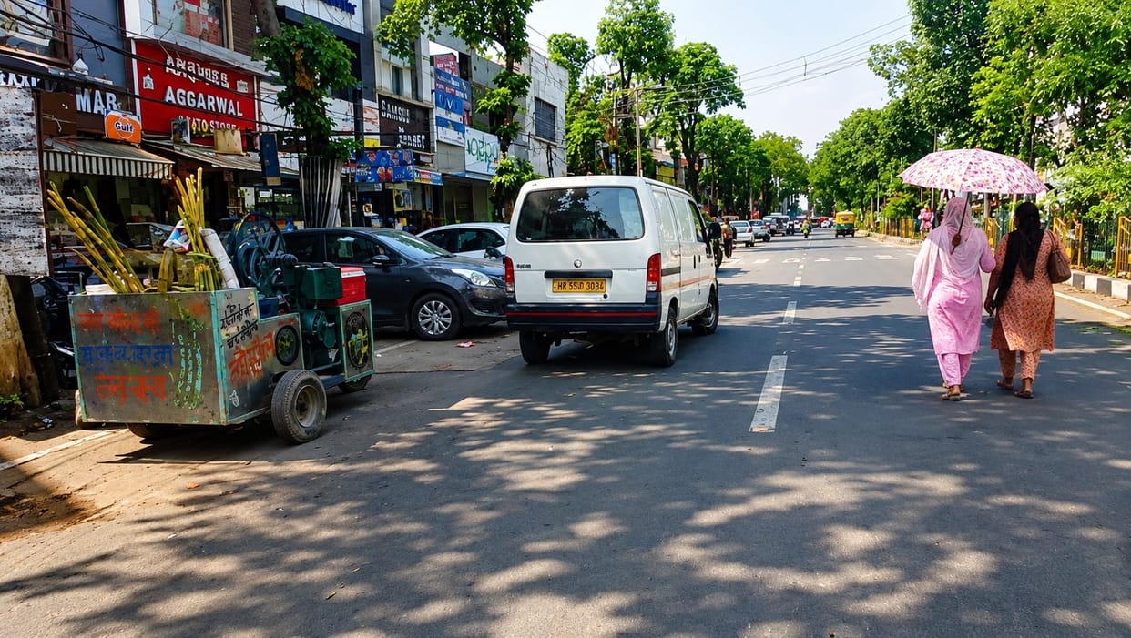 The scorching heatwave, which began at 10 AM, took its toll