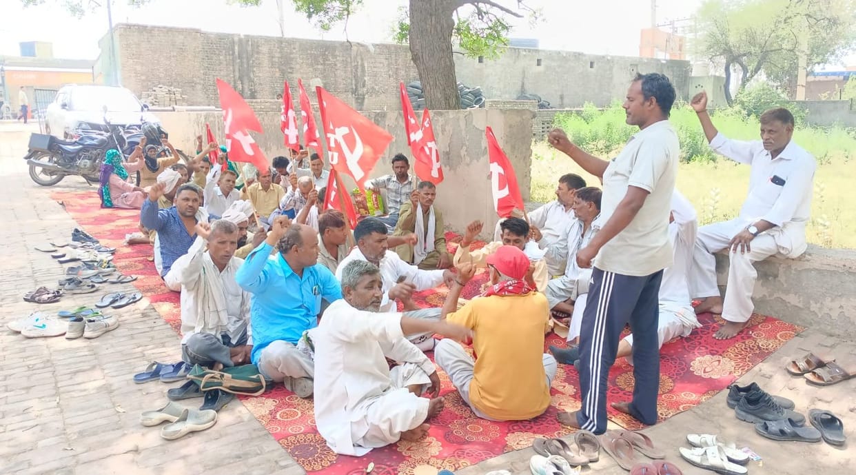 Rural Sanitation Workers Begin Sit-in Protest at BDPO Office