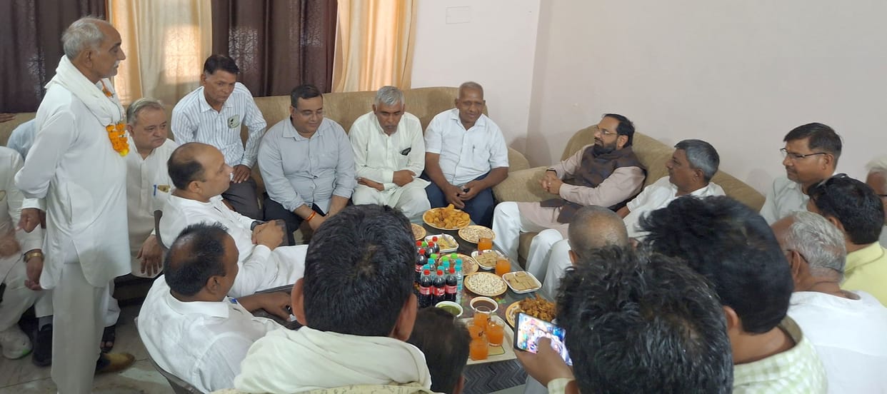 MLA Meets Traders at Public Interaction Program