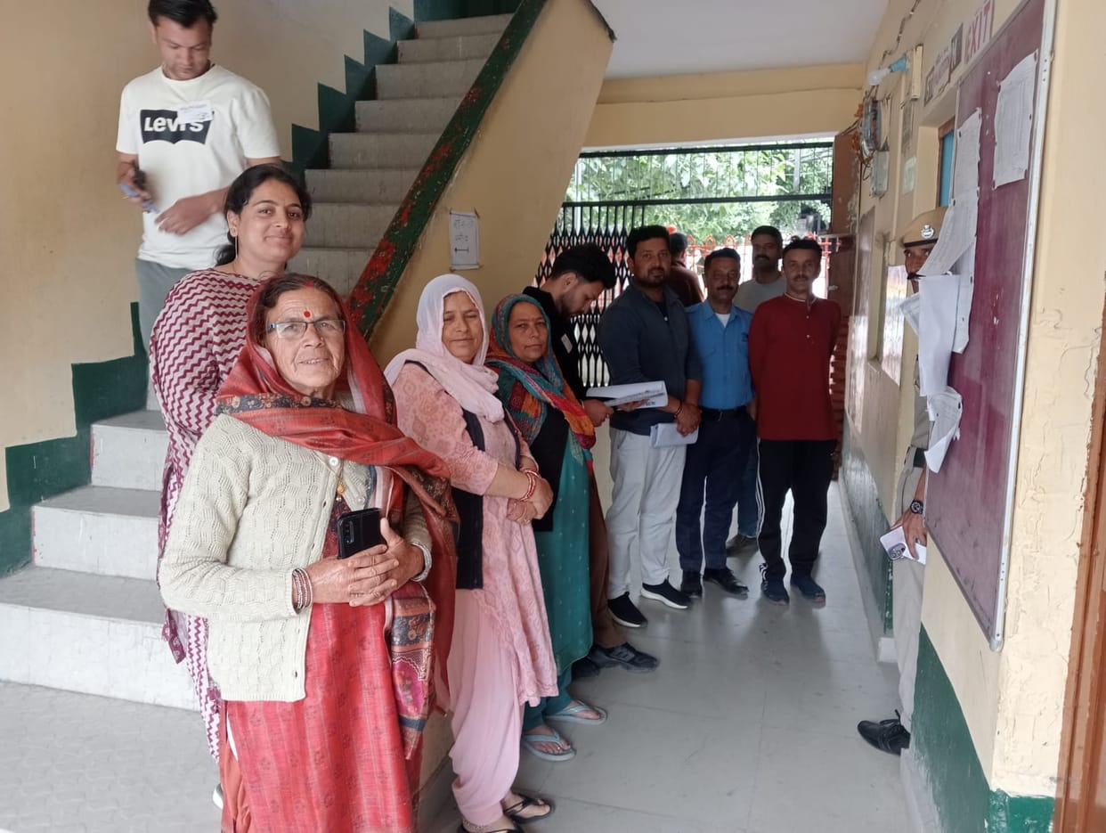 78.69 percent voting in tribal area Pangi