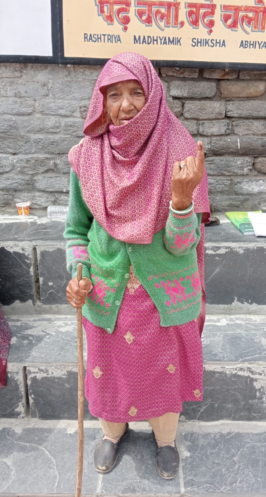 The enthusiasm of elderly women inspired
