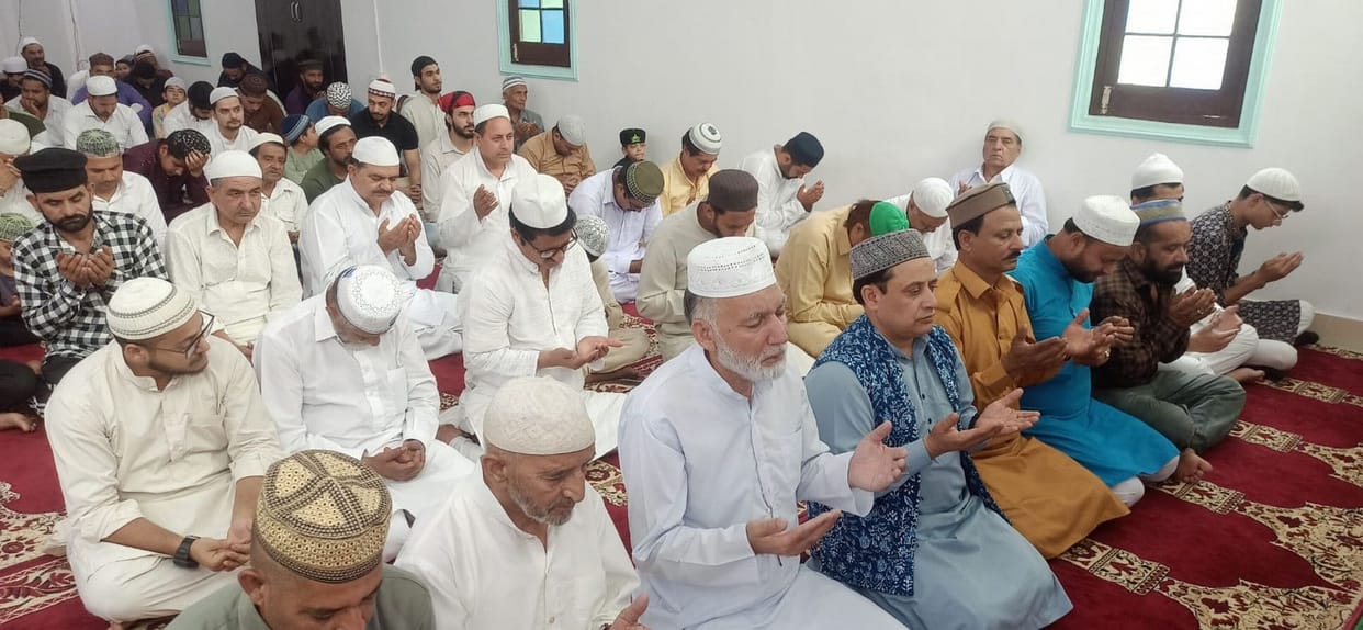 Prayers were offered for the well-being of Hindu-Muslim brotherhood.