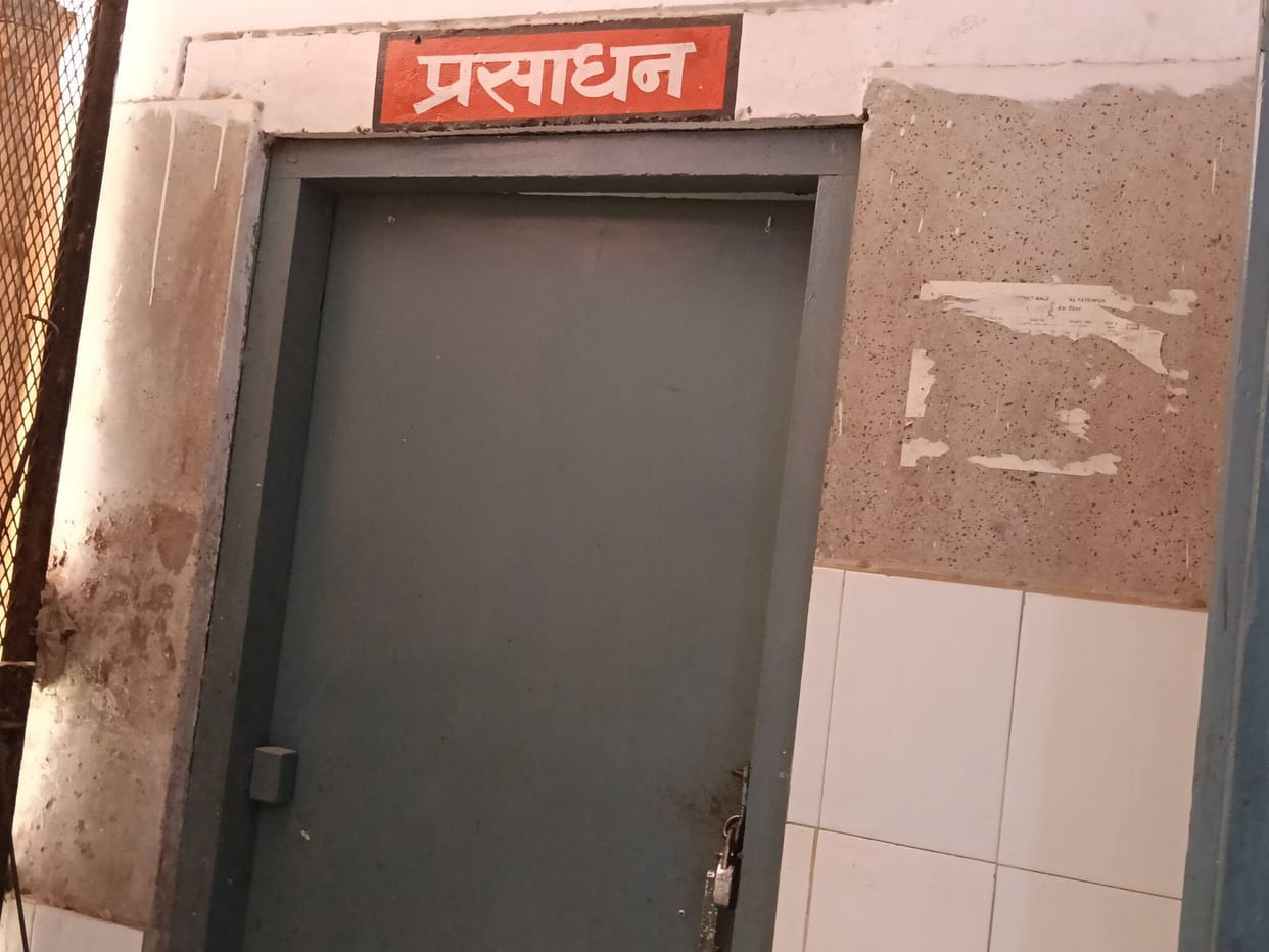 Piles of garbage pile up in the district hospital premises, causing problems for patients