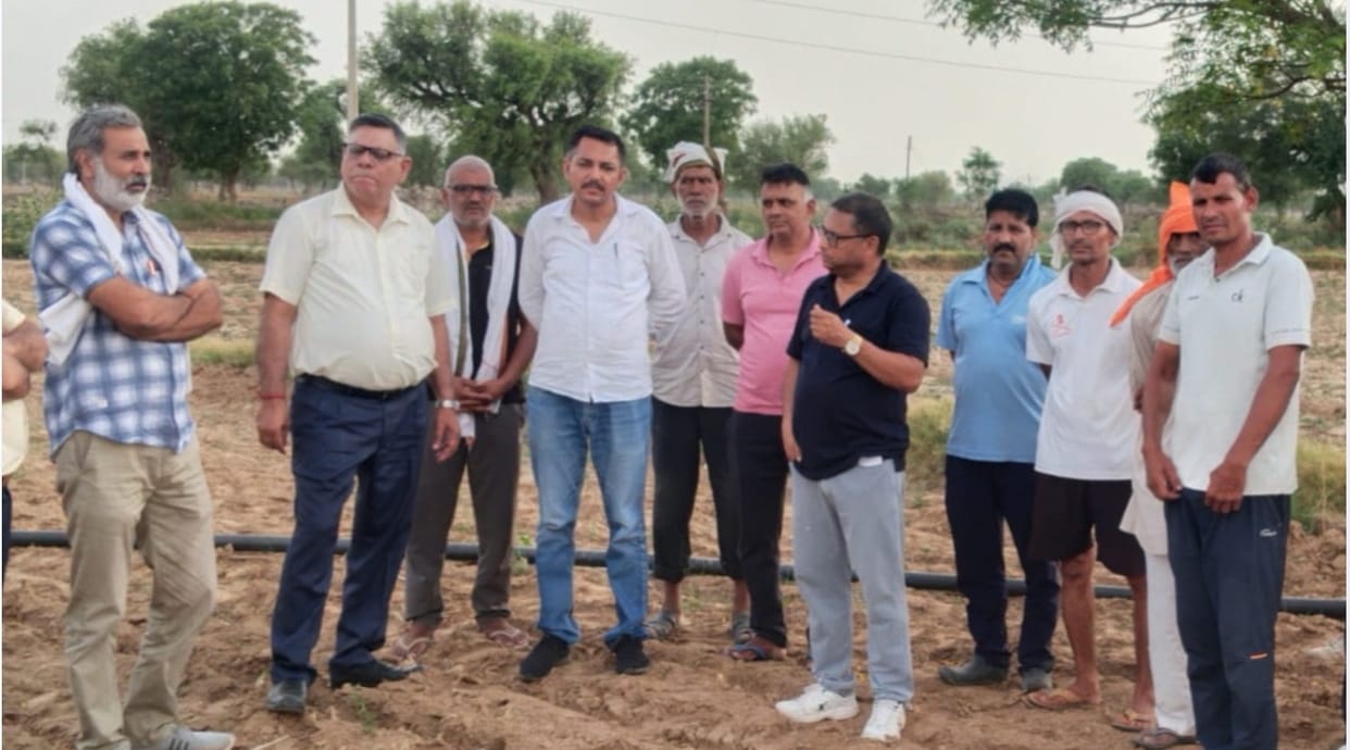 Farmers were taught methods of organic pest control.