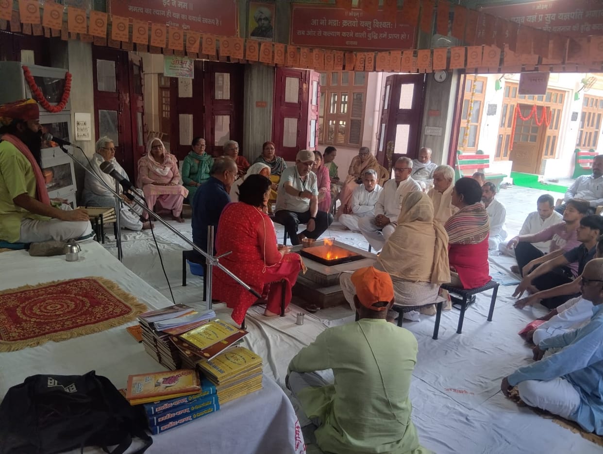 Vedic spiritual ceremony held; Addiction is a curse for future generations