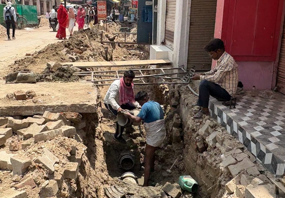 Water supply disrupted due to leakage in pipeline