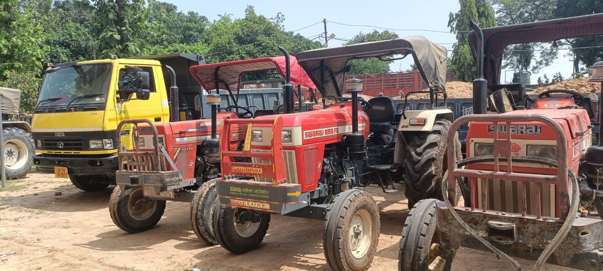 Action against illegal mining intensified, 47 vehicles seized in raid