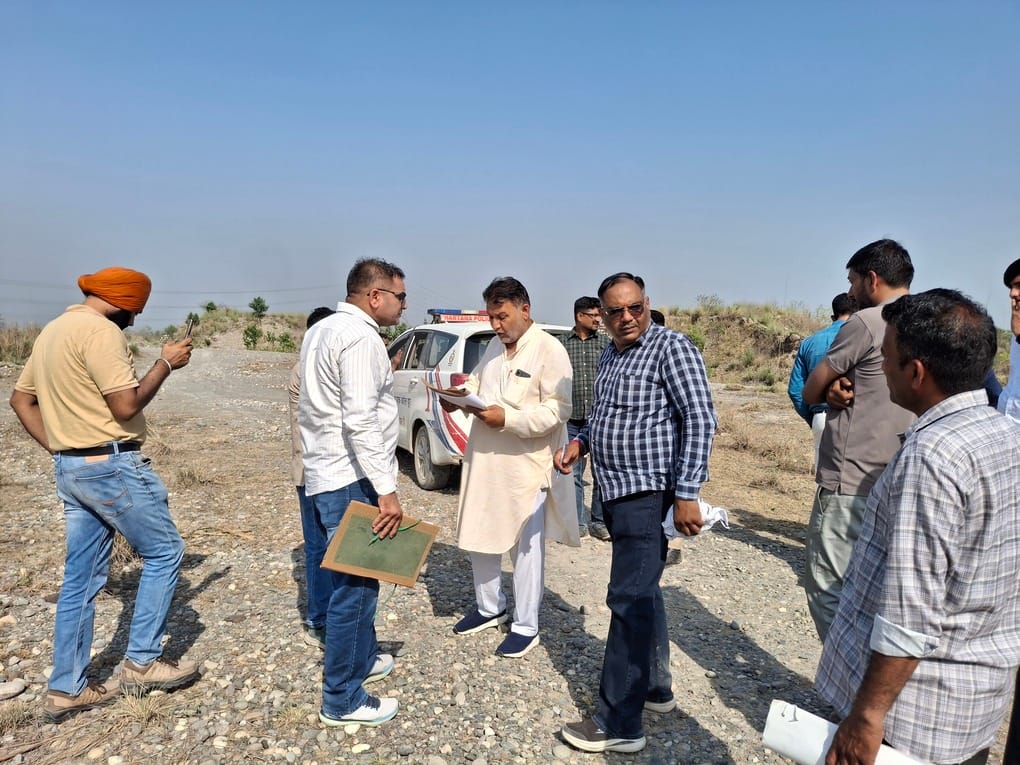 Raid on illegal stock of stones on Panchayat land
