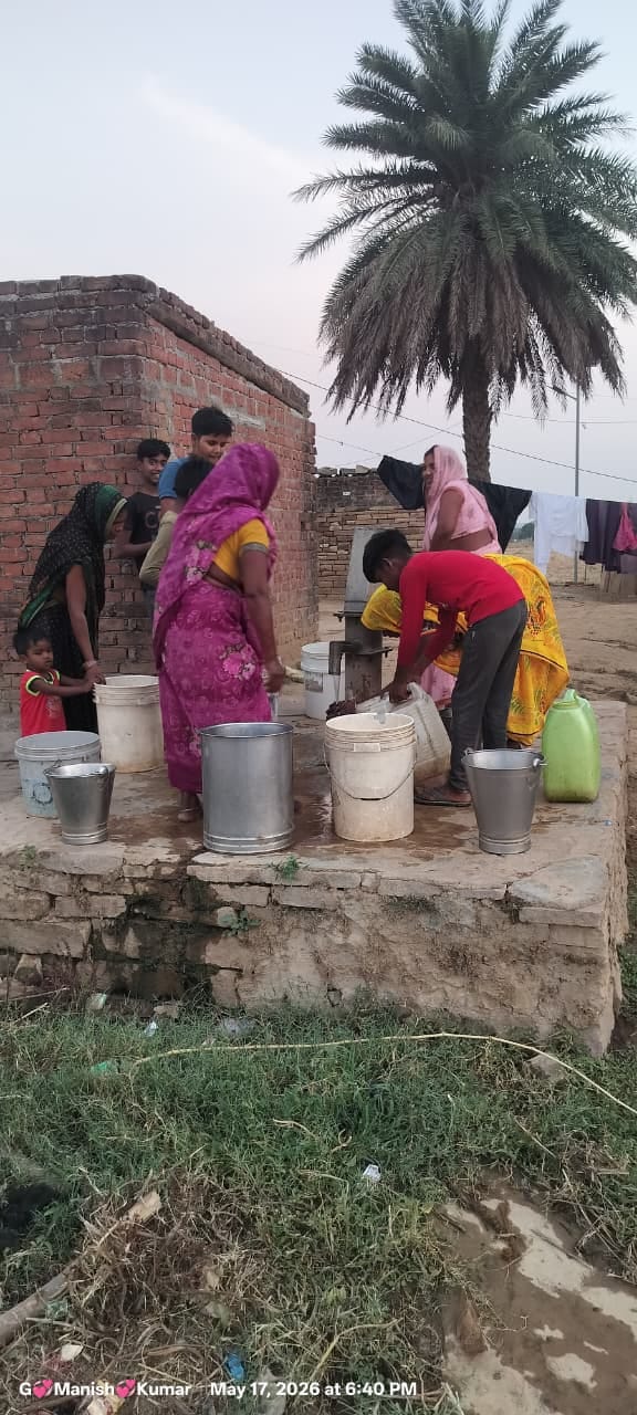 one lakh people are still grappling with a water crisis.