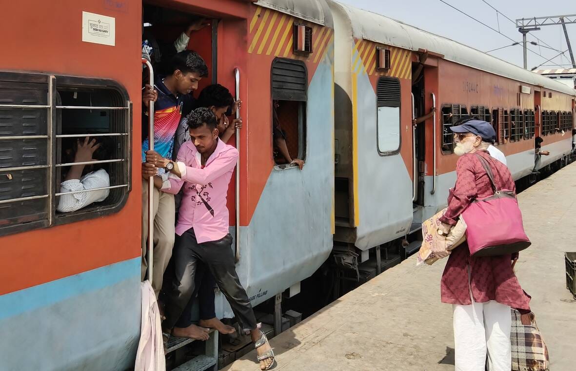 Sambhal: Young man slips from moving train, loses both legs; Chandausi Railway Station.