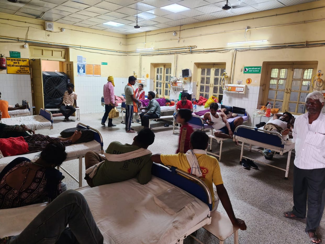 As cases of diarrhea and viral infections surge, hospitals begin to buckle under the strain.