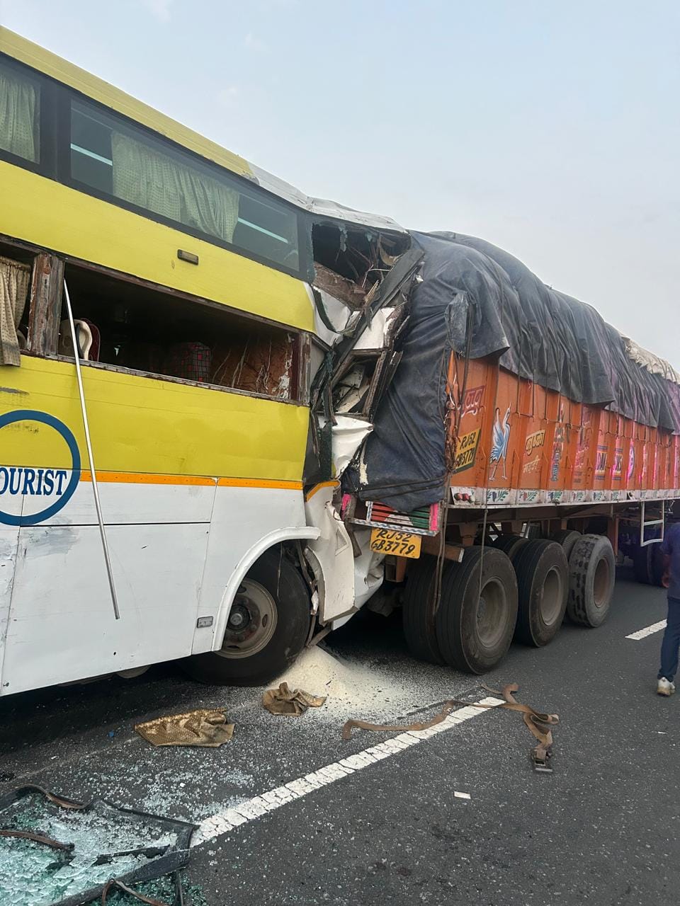 mainpuri news road accident two death