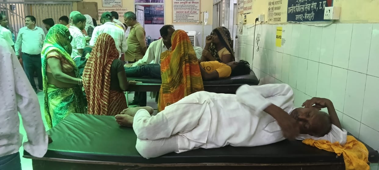 mainpuri news child and old died by fewer