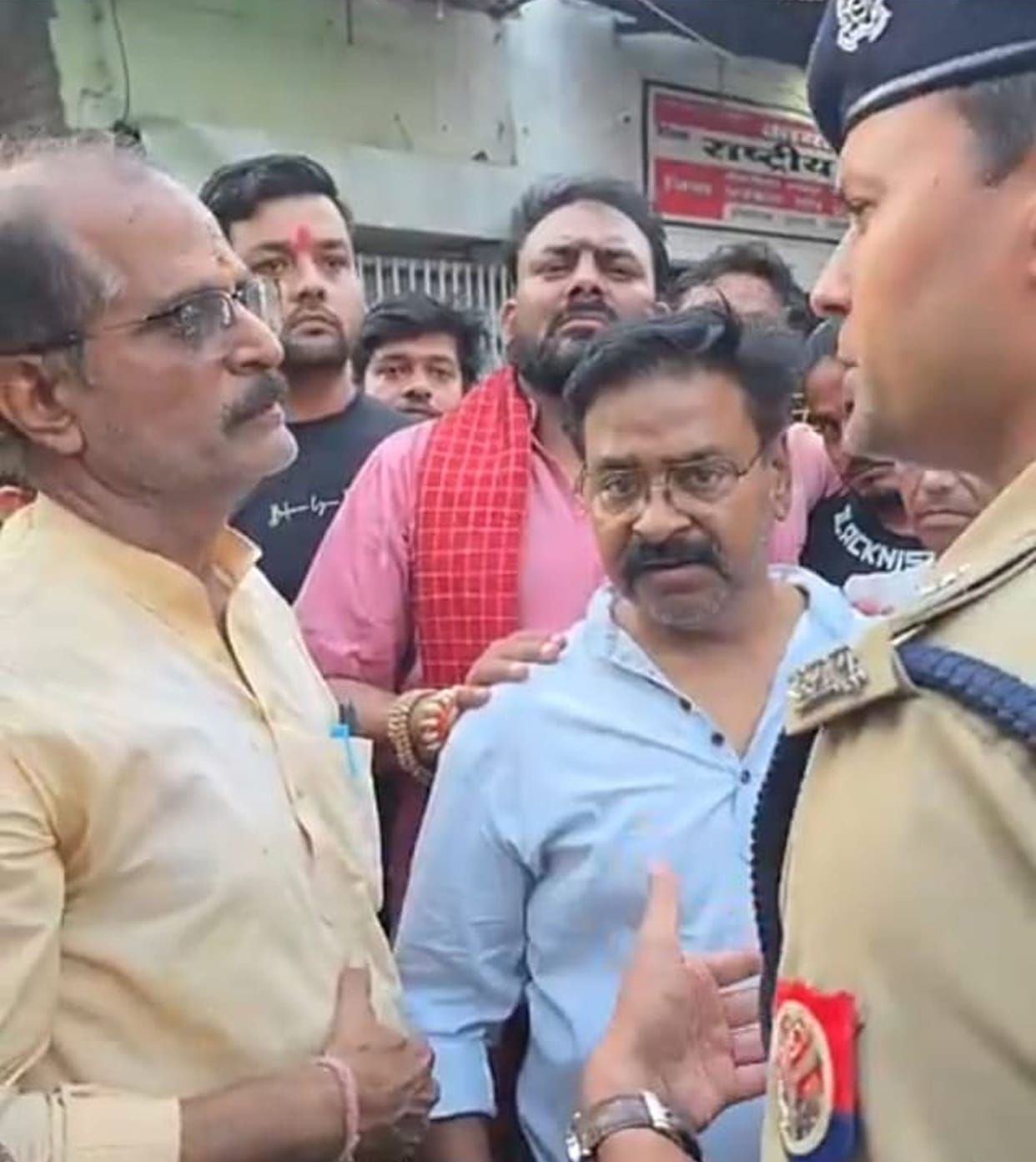 Dog carries piece of meat into temple premises, demands for investigation