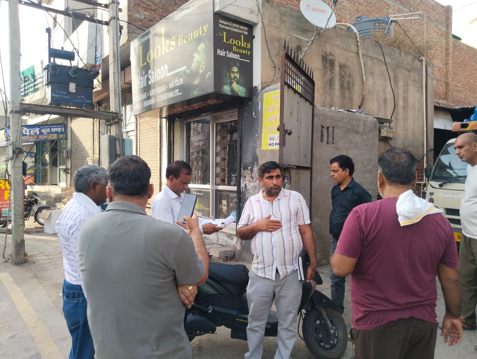 Four illegal drinking water connections were cut
