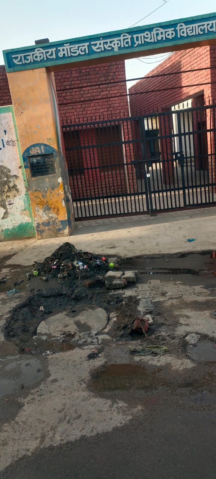 Sewer system in Ward No. 1 is in shambles, dirty water is flowing on the roads.