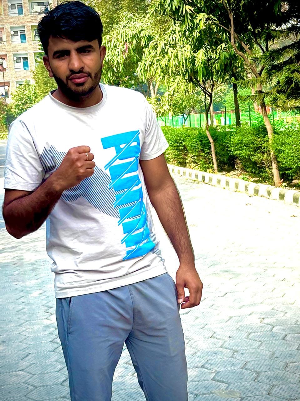 Coach Praveen Kumar's academy in Buana Lakhu is nurturing boxing talent.