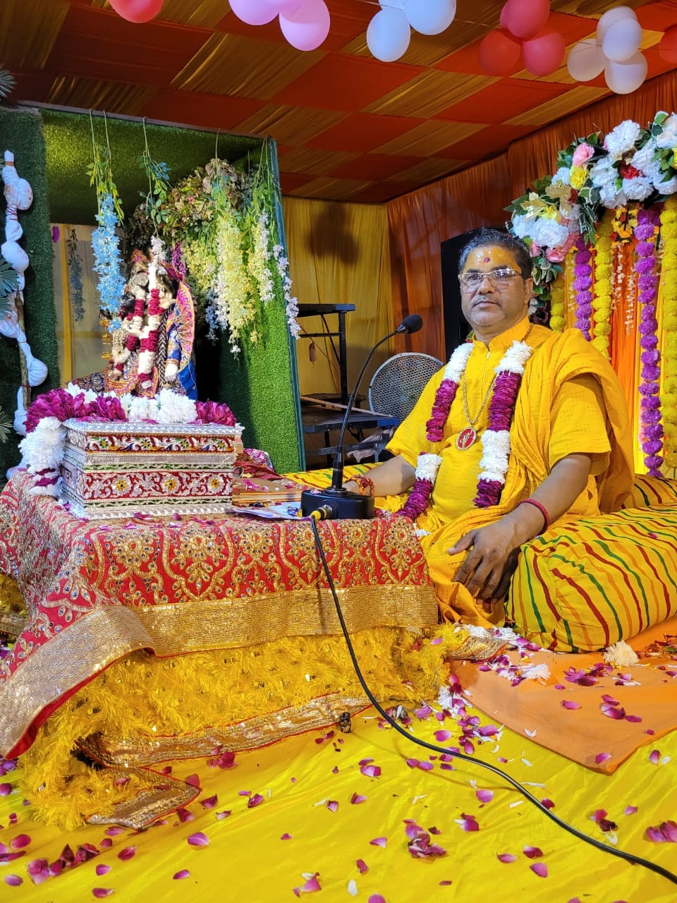 Charity should always be done according to happiness and capacity: Acharya Lalmani Pandey