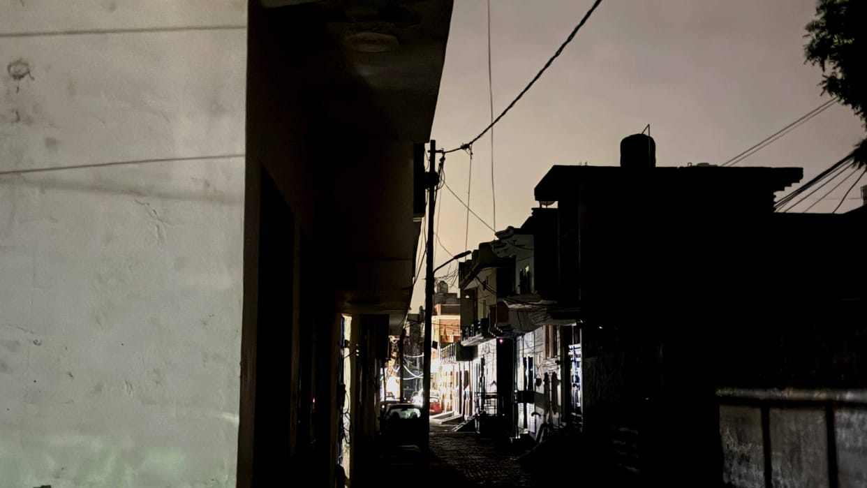 Overnight, power supply disrupted in over 200 villages after poles fell due to thunderstorms and rain.