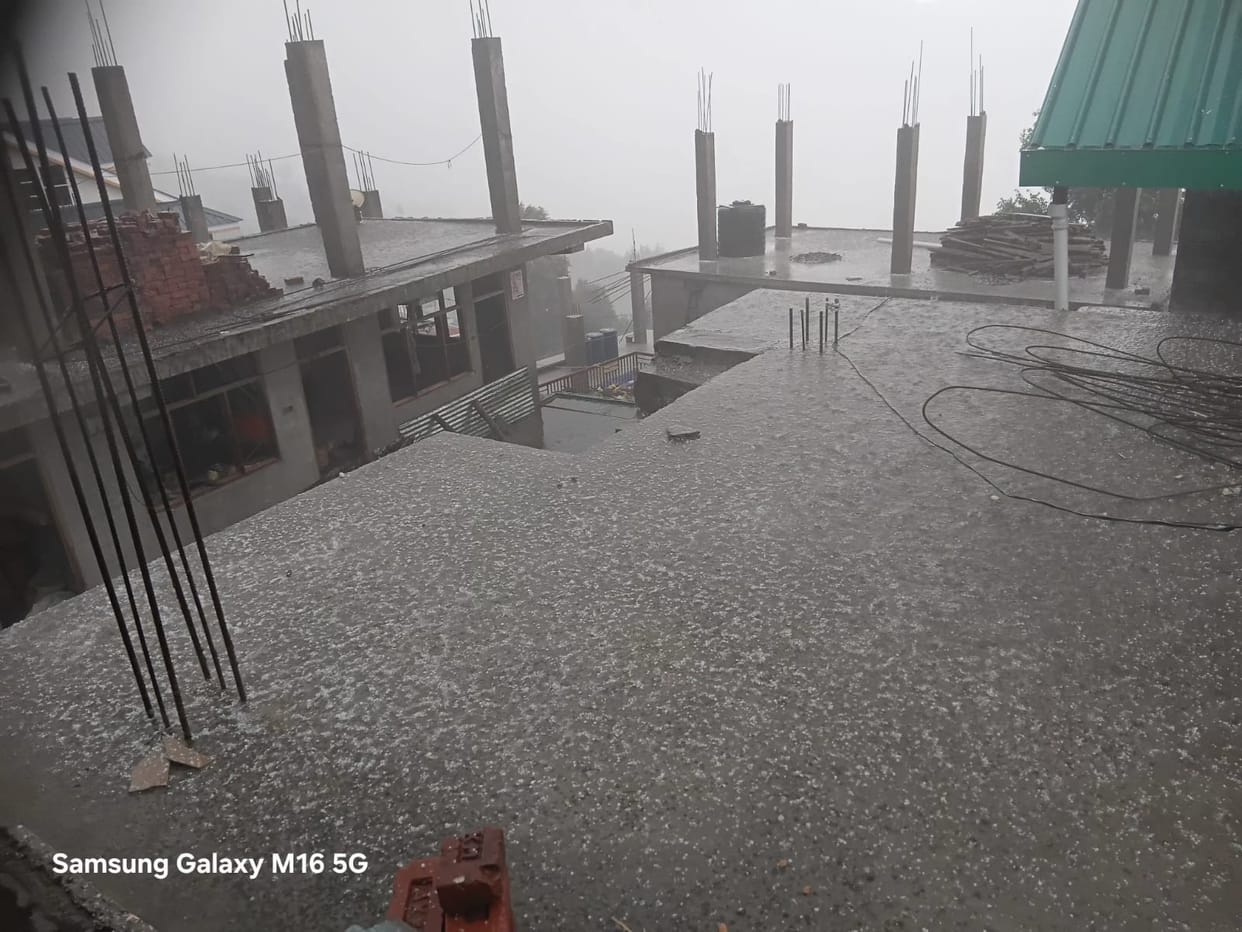Rain lashes Rampur, Kinnaur, and hailstorms hit Nogvalley