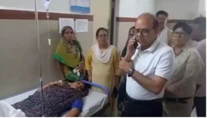 Tehsildar's health deteriorates after the action, hospitalized, revenue staff come out in support
