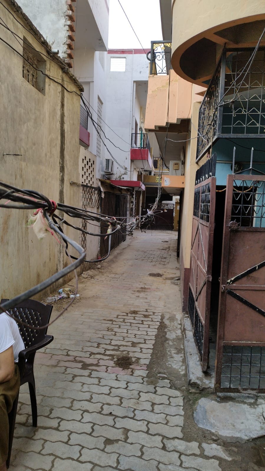 Dangling electric wires pose a risk of accidents, despite complaints the department remains indifferent.