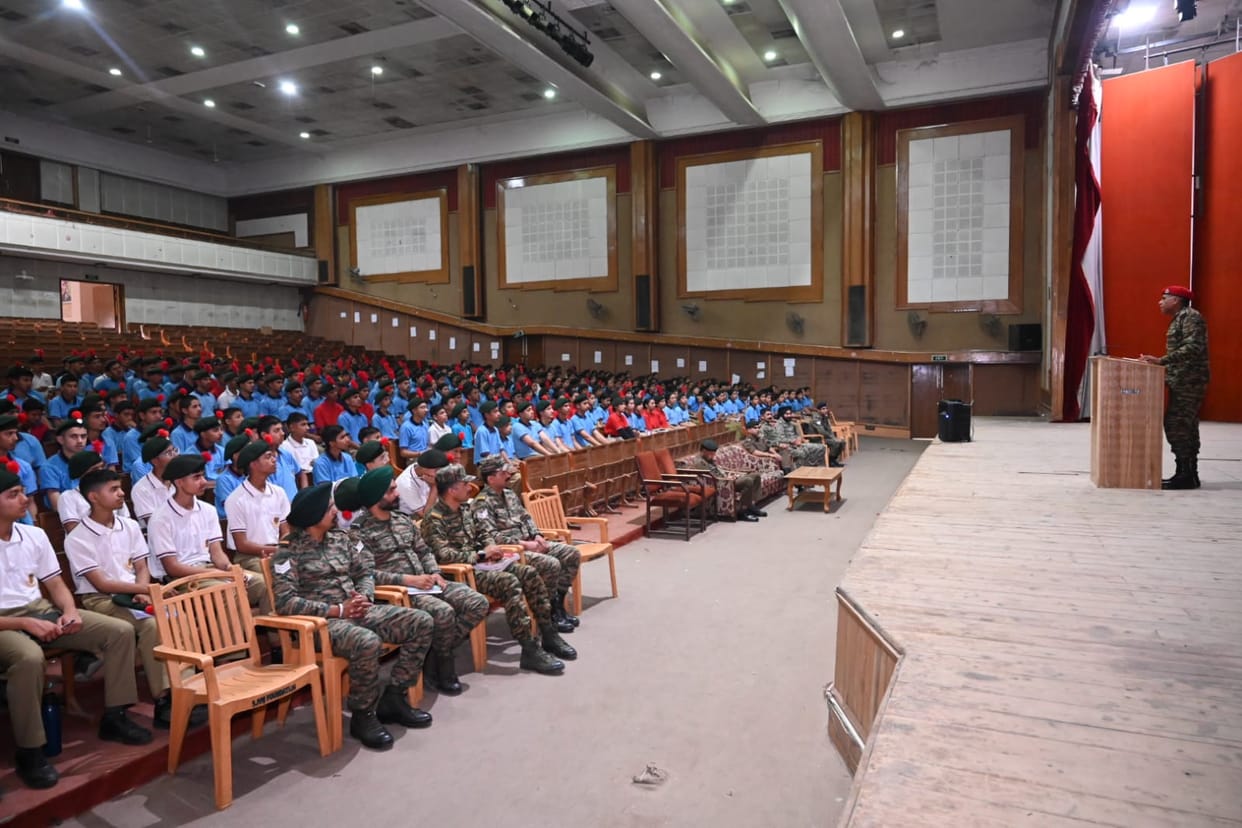 Cadets were briefed on the nuances of march and drill