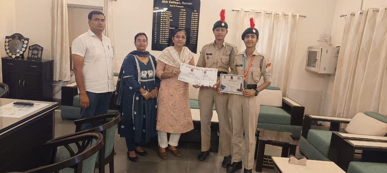 Neha and Prachi participated in the National Integration Camp