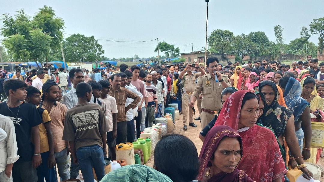 Women created ruckus after being refused diesel in gallons