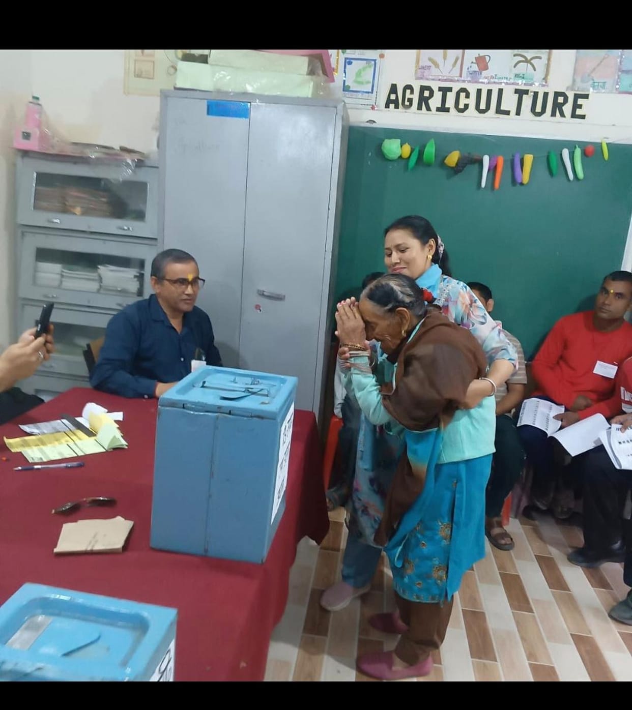 Salute the ballot box, then cast your vote