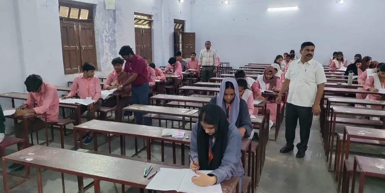 Even semester examinations begin at MLK PG College