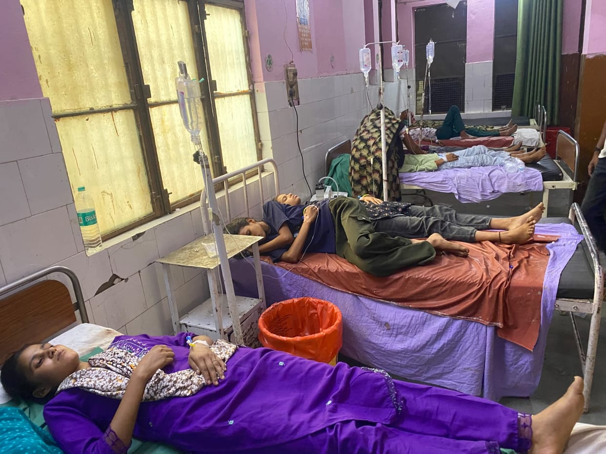 Seven members of a family fell ill after eating mushroom dal.