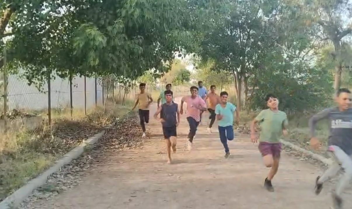 Athletes preparing for medals at the Barkoda Sports Nursery.