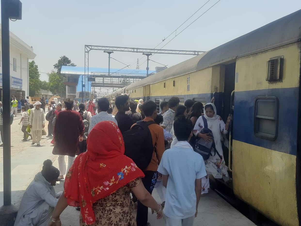 Six trains will not arrive at Sonipat Station until June 4.
