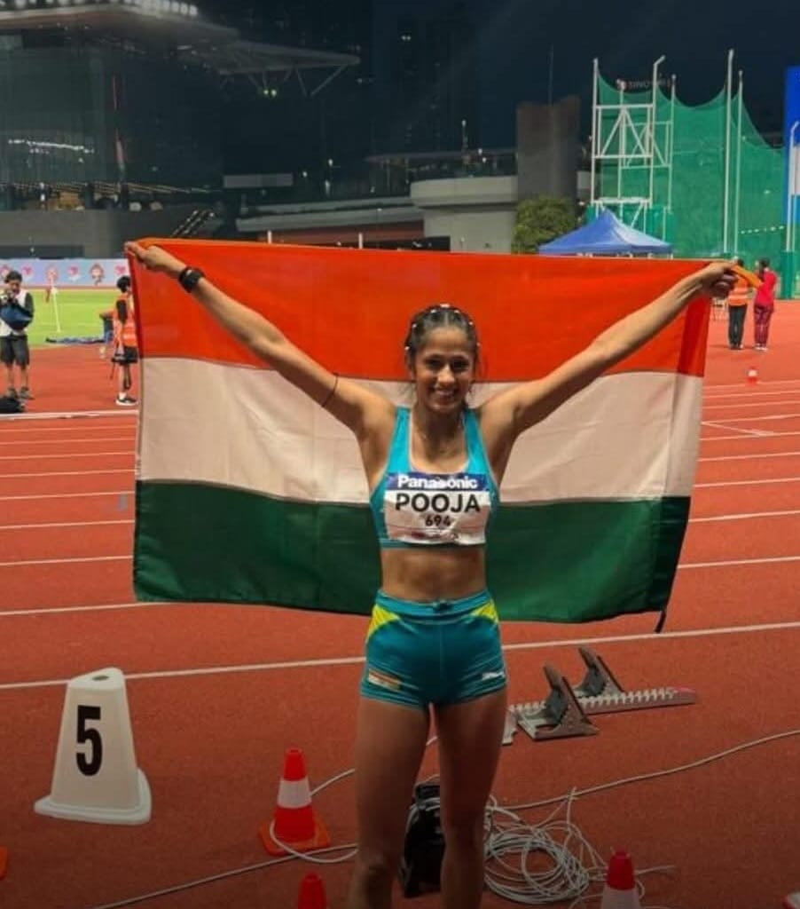 Fatehabad's daughter Pooja created history by winning the gold medal.