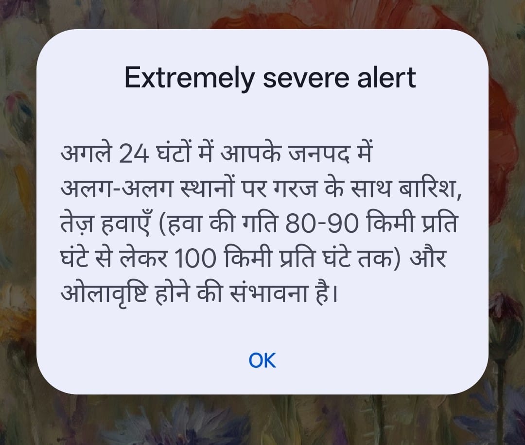 Chances of hailstorm, farmers advised to be cautious