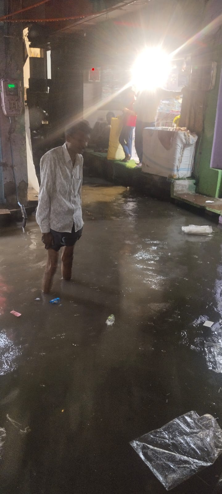 Waterlogging in every street and neighborhood, open drain cleaning exposed