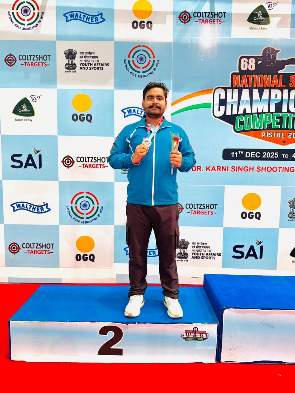 Rahul is making the state proud in shooting.