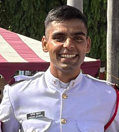 Kanishka takes a step towards becoming an Air Force officer