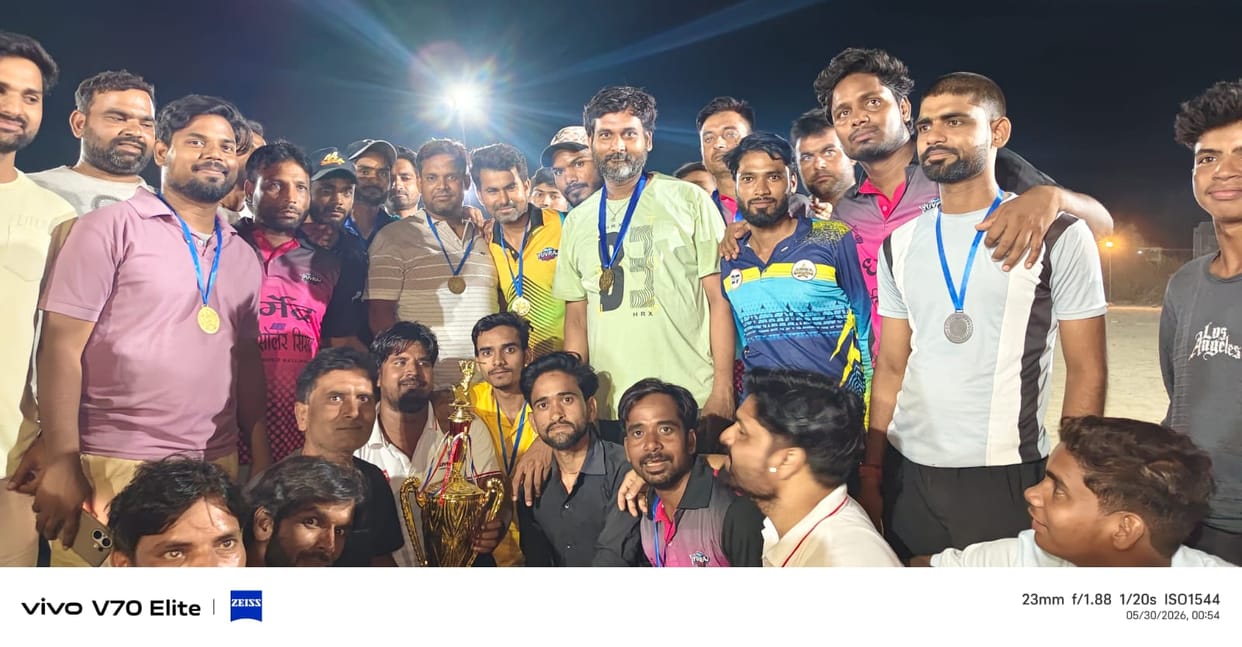Amirnagar became the night cricket champion