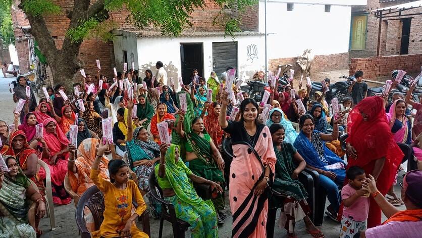 Women were made aware of health protection and hygiene