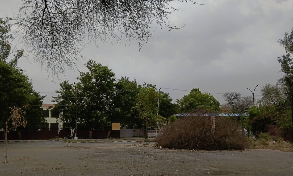 The easterly breeze blowing since morning has infused the weather with a coolness, bringing relief from the heat.
