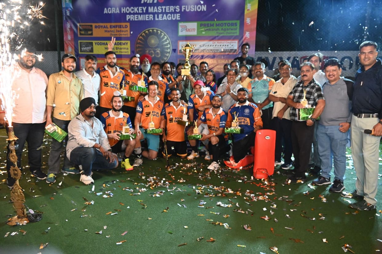 Royal Enfield wins hockey title amid heavy winds and rain