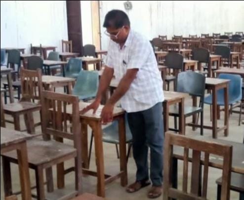 B.Ed entrance exam today, 2884 candidates will appear for the exam at six centers in the district.