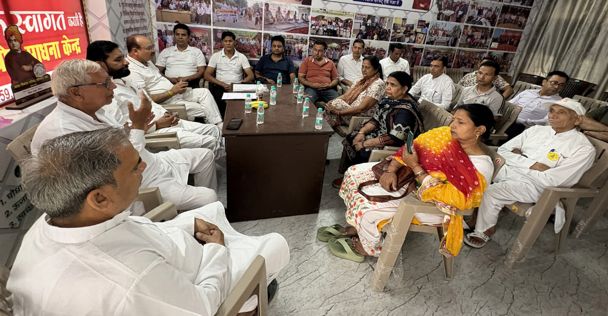 Dr. Vinod Gupta was unanimously elected as the District President