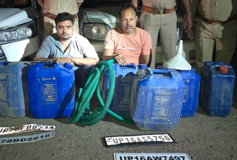 Two arrested for stealing diesel from trucks
