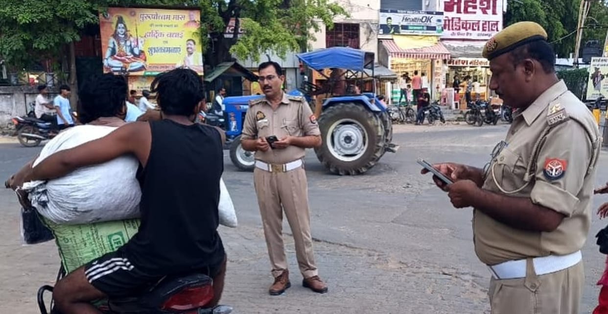 109 vehicles challaned for violating traffic rules