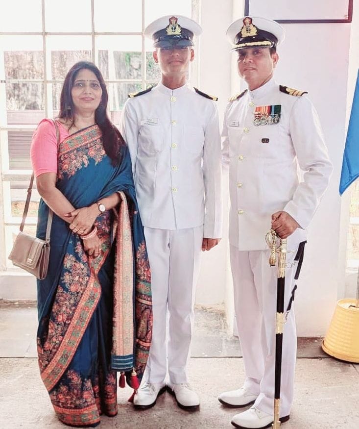 The Son of Nangal Mohanpur Dons the Uniform of a Sub-Lieutenant