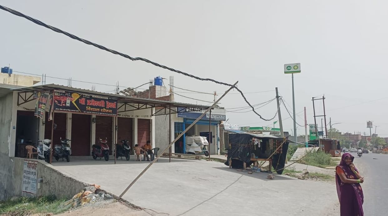 High-tension lines hang like harbingers of death; the Electricity Corporation remains indifferent even after accidents.