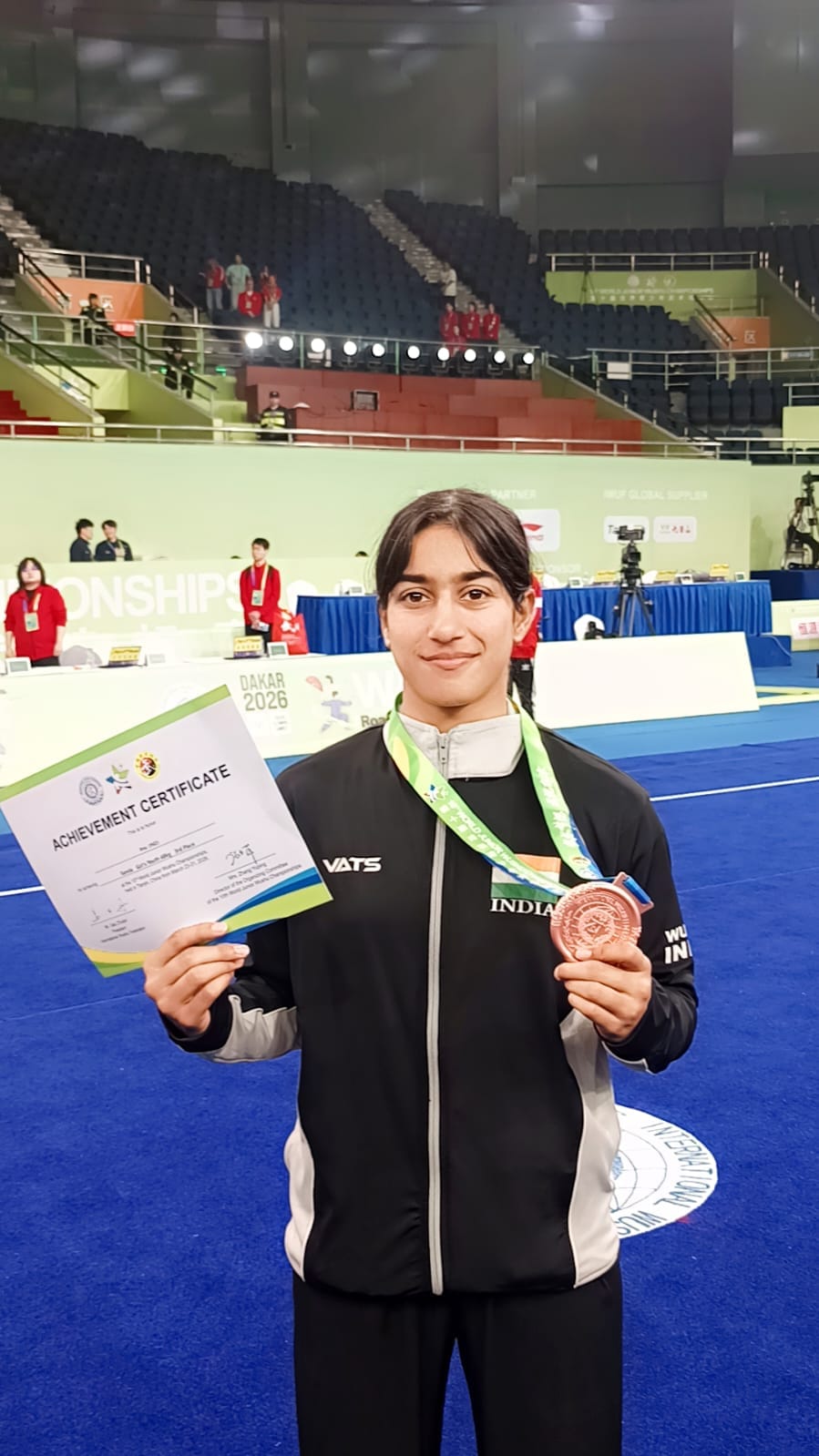 Wushu player Anu shines by winning five national titles in seven years